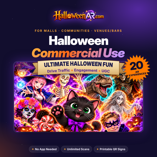 Ultimate Halloween Kit - COMMERCIAL USE- 20 Experiences - HalloweenAR
